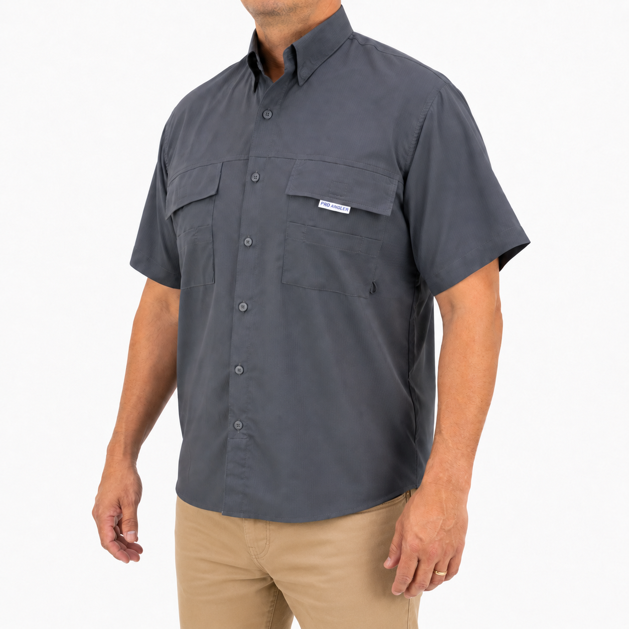 Camisa Manga Curta Grafite - Pro Angler