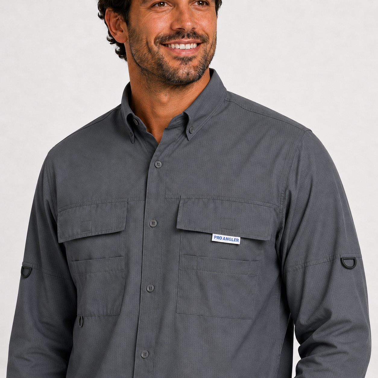 Camisa Manga Longa Grafite - Pro Angler
