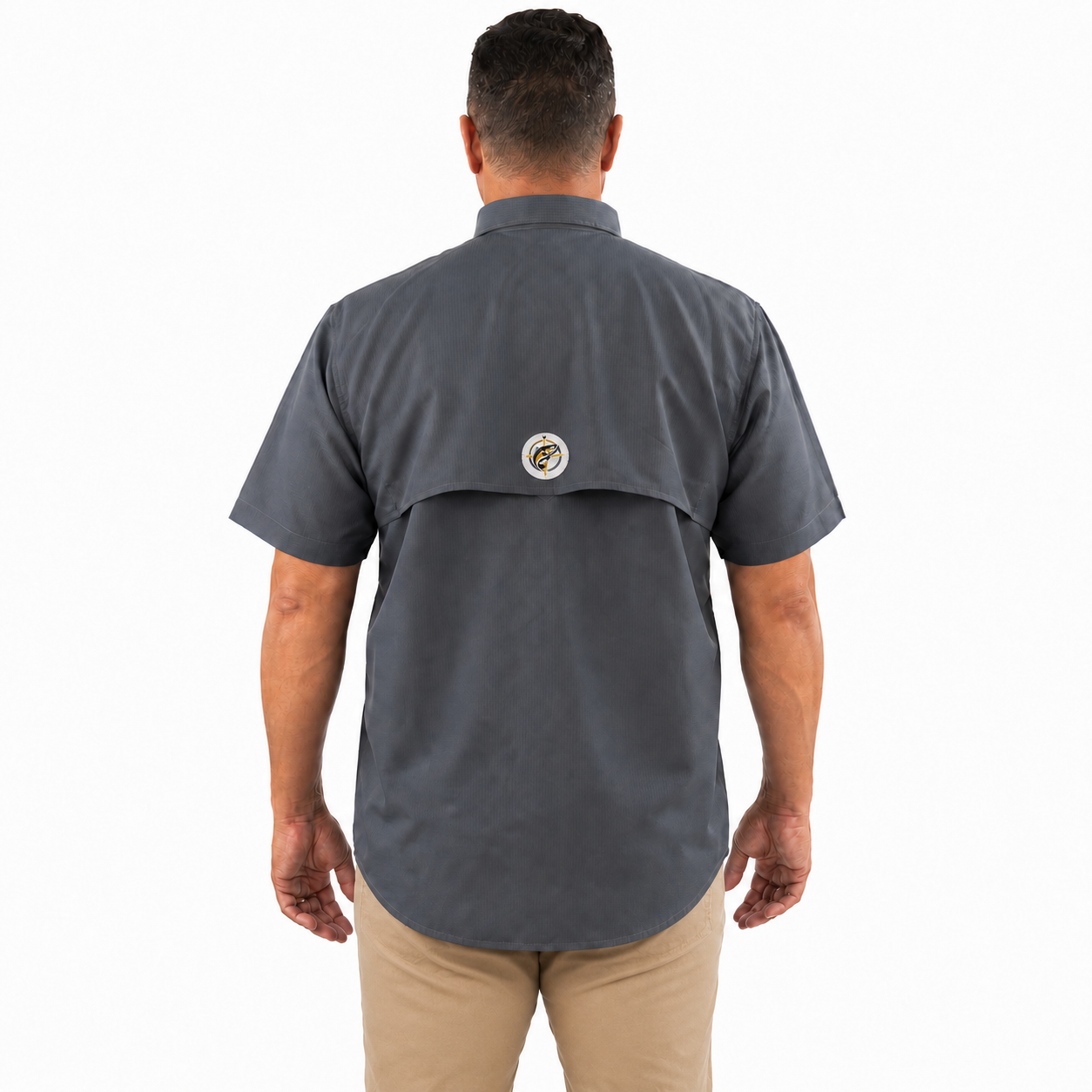 Camisa Manga Curta Grafite - Pro Angler