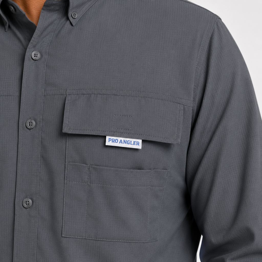 Camisa Manga Longa Grafite - Pro Angler