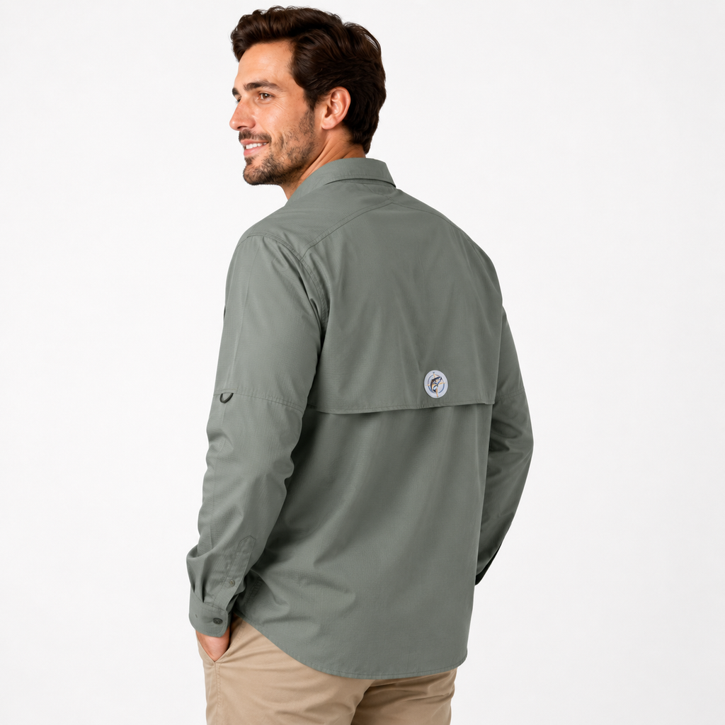 Camisa Manga Longa Musgo - Pro Angler